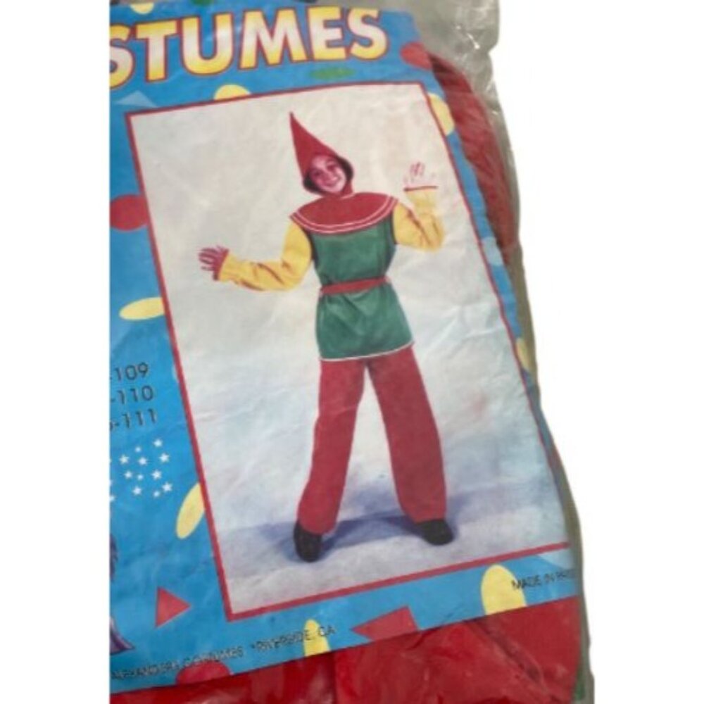 Child Gnome Elf Costume Size Small Alexanders Costumes Shirt Pants Belt Hat NEW